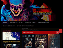 Tablet Screenshot of bloghorror.com